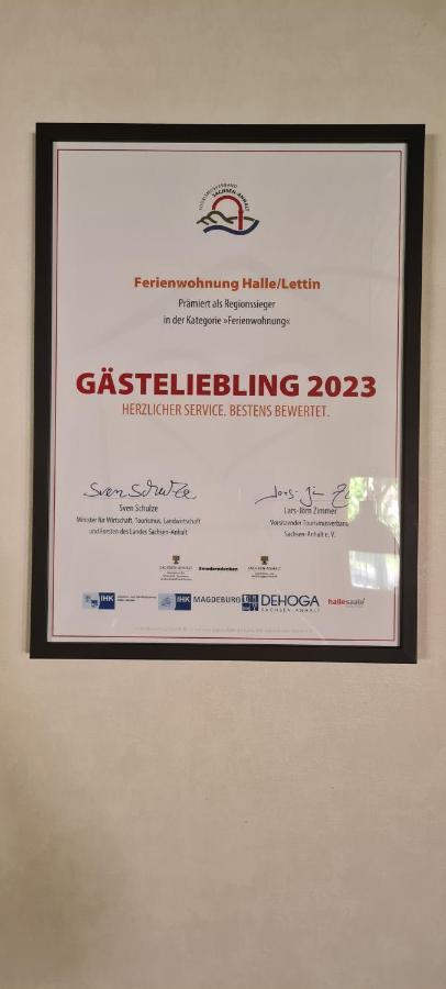 Ferienwohnung Halle/Lettin Halle  外观 照片